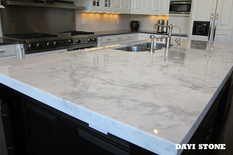 Calacatta Withe Marble Countertops-Natural Marble For Kithcen Designs